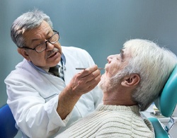Man preparing for dental implant salvage in Thorndale