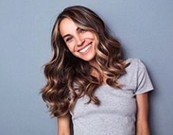 Woman smiling in Thorndale