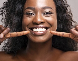 Woman after Invisalign in Thorndale
