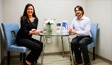 Doctor Mark Simeone and Thorndale dental office manager Christina