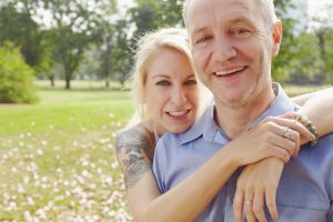 portrait of a smiling couple