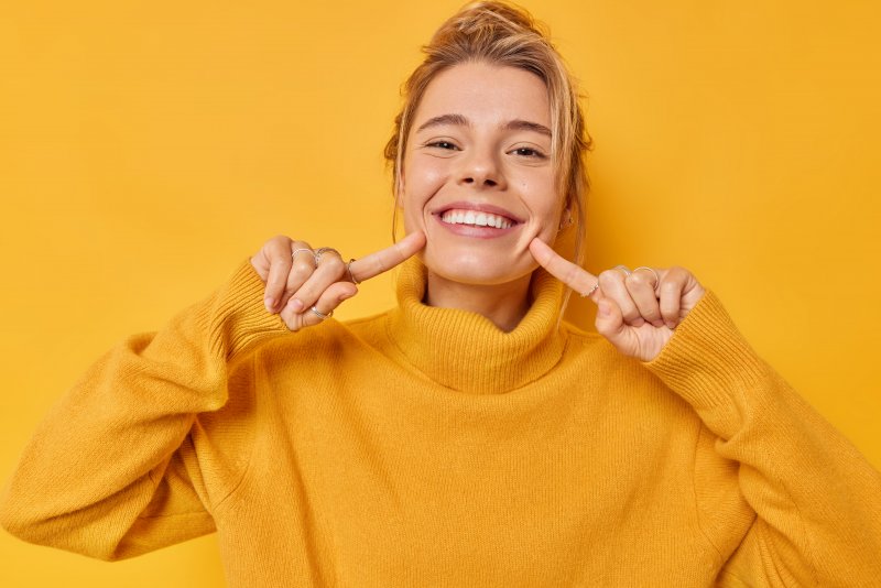 teenager with a beautiful smile